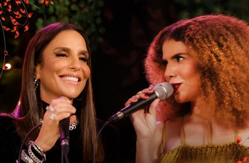 Ivete Sangalo e Vanessa da Mata cantam juntas em Tudo Bateu