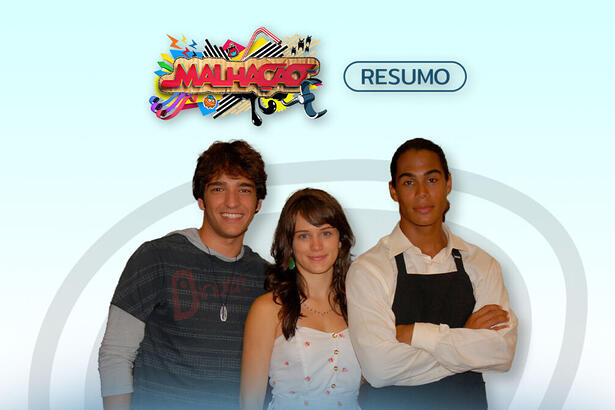 Logo do resumo diário da novela Malhação 2009, exibida no Canal Viva