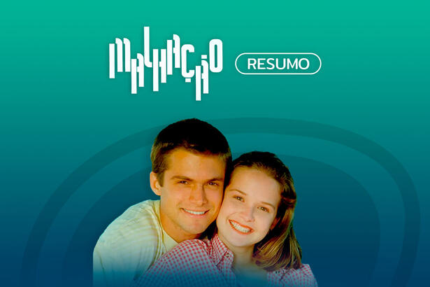 Logo do resumo semanal da novela Malhação 1996 no viva