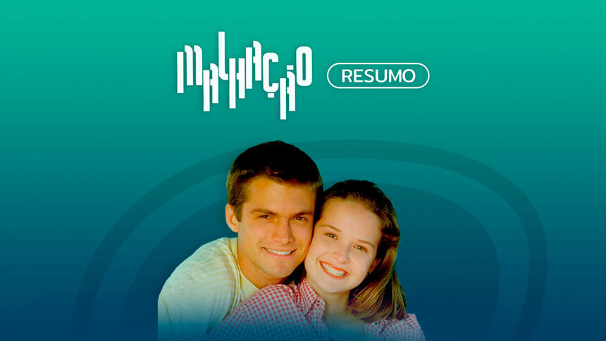 Logo do resumo semanal da novela Malhação 1996 no viva