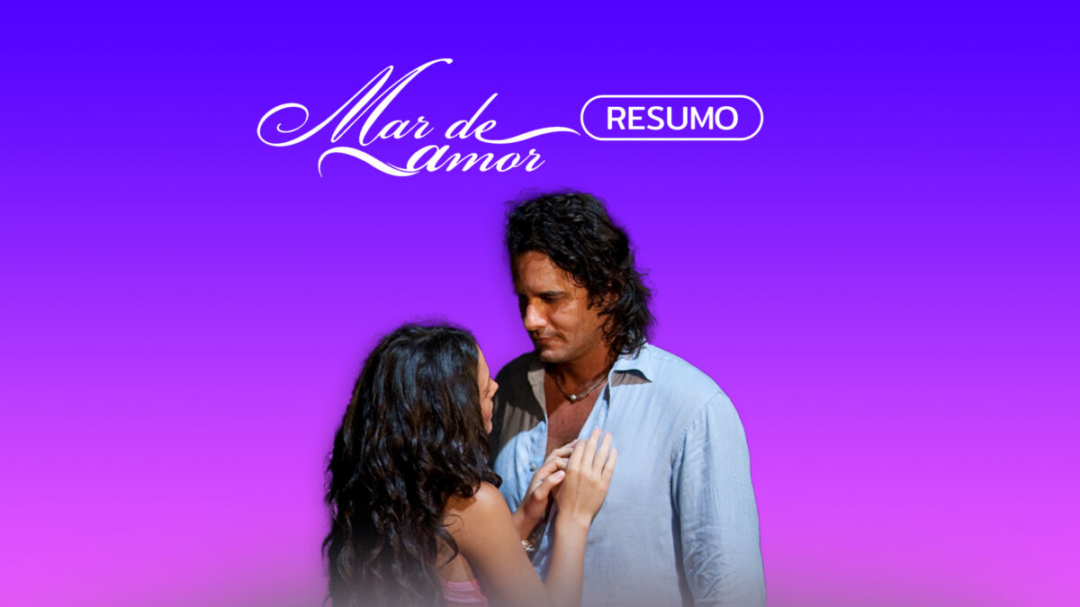 Logo do resumo semanal da novela Mar de Amor, exibida no SBT