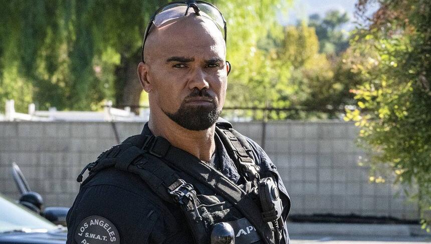 Shemar Moore em cena de S.W.A.T.