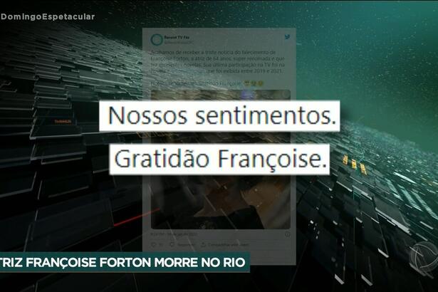 Record TV exibe perfil de fãs como sendo oficial em reportagem sobre a morte de Françoise Forton