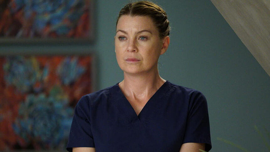 Ellen Pompeo em cena de Grey's Anatomy