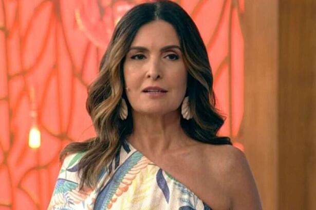 Fátima Bernardes nos estúdios do Encontro