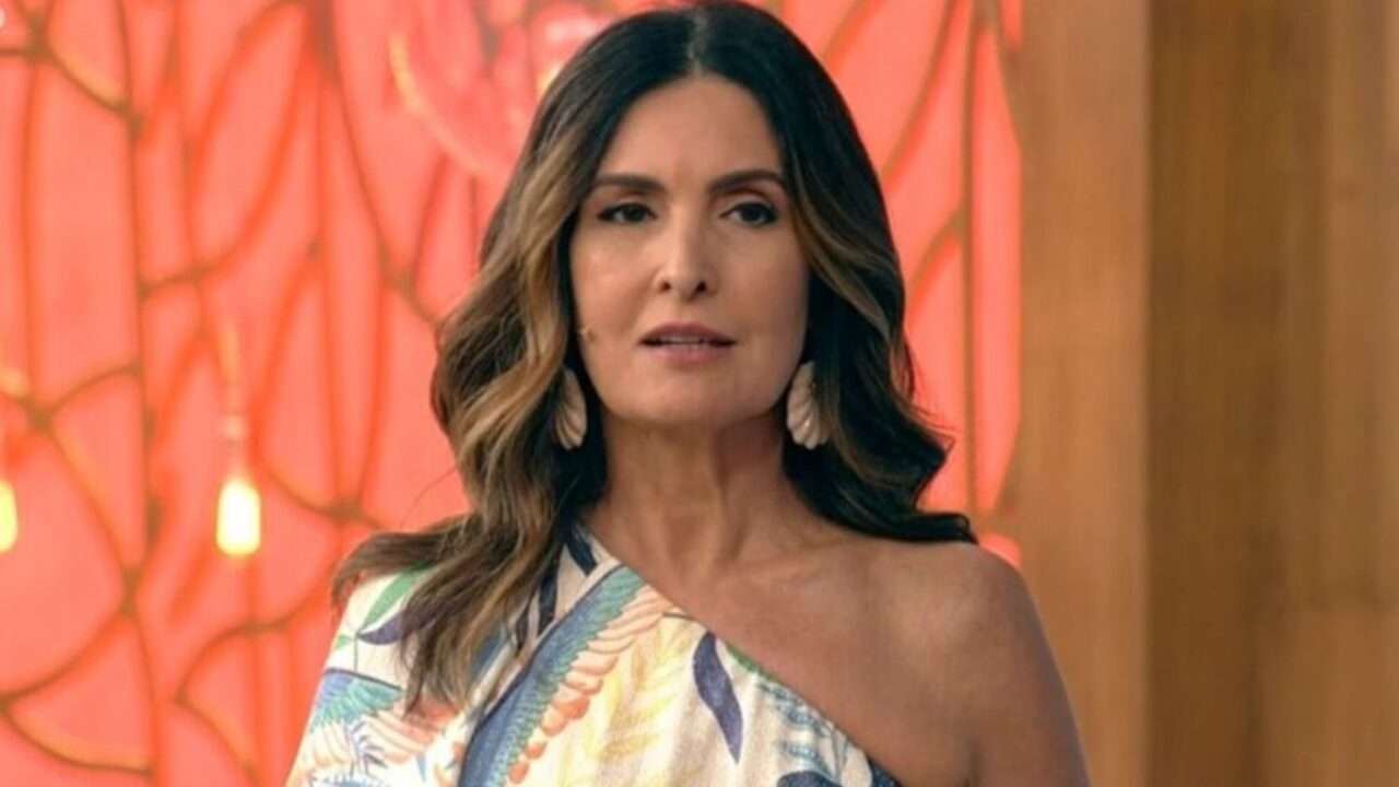 Fátima Bernardes nos estúdios do Encontro