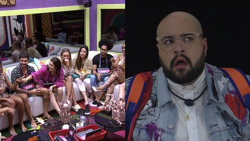 Grupo Pipoca na sala do BBB 22 após jogo da discórdia; Tiago Abravanel entra na casa do BBB