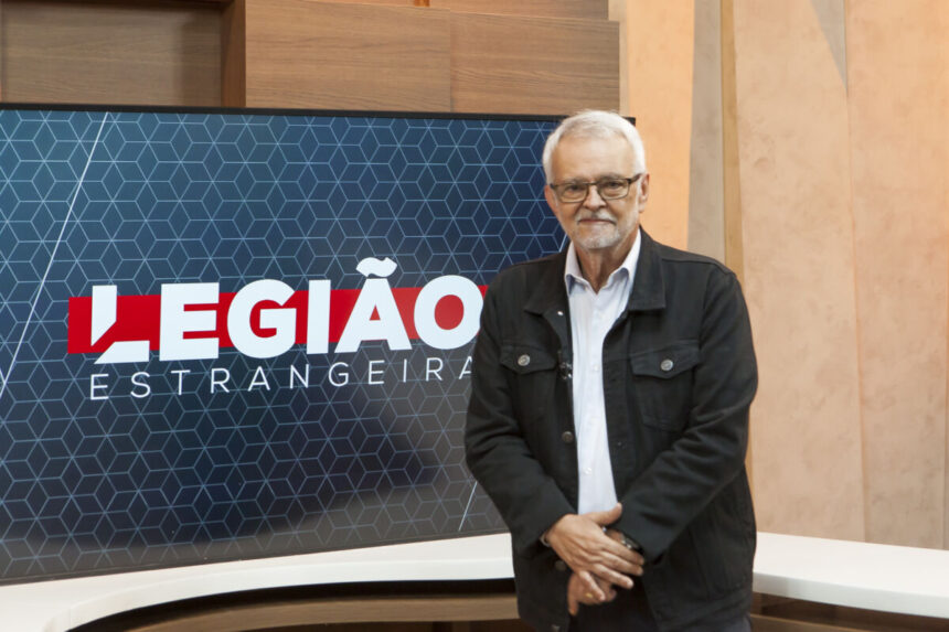 Alberto Gaspar no cenário do Legião Estrangeira