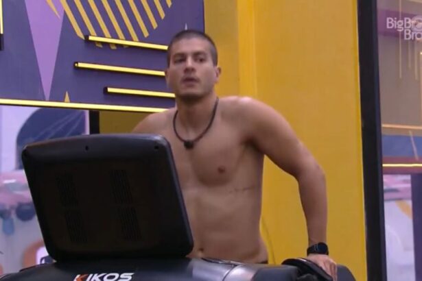 Arthur na academia do BBB 22.