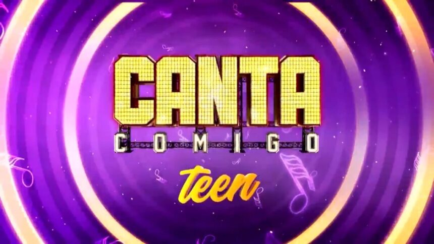 Logo do Canta Comigo Teen da Record TV