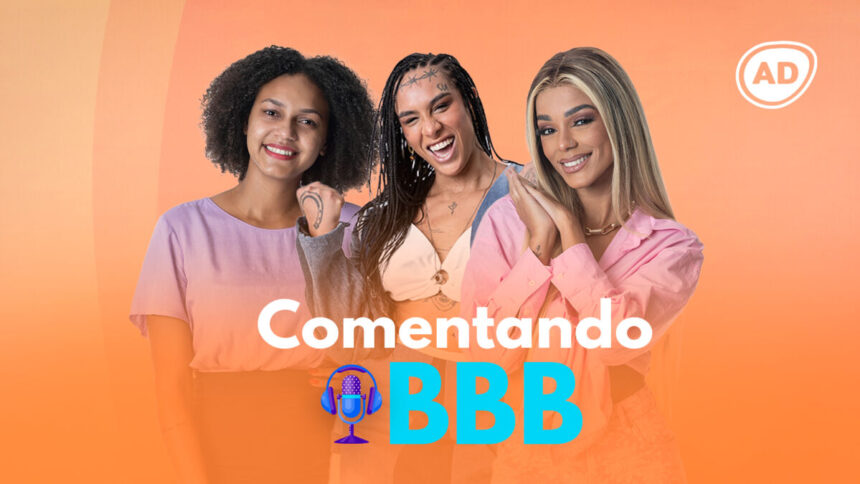 Jessilane, Linn da Quebrada e Brunna Gonçalves na capa do sétimo episódio do comentando BBB