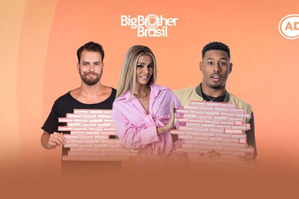 Gustavo, Brunna e Paulo André disputam o quinto paredão do BBB 22.