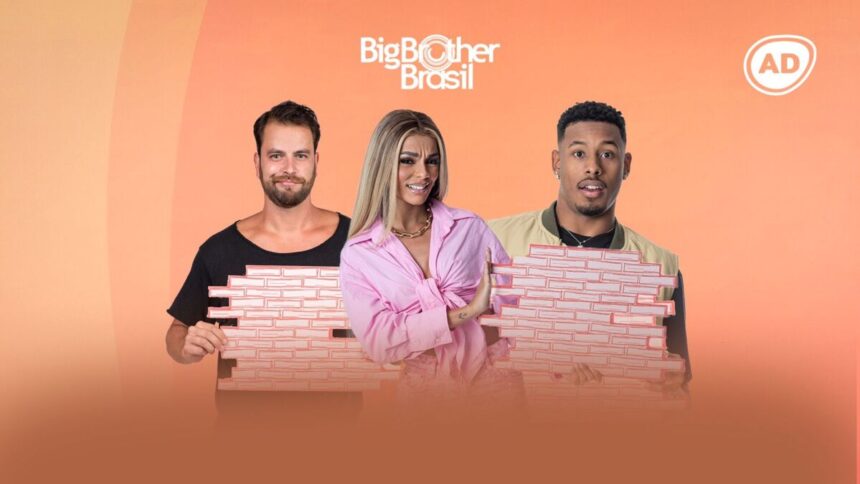 Gustavo, Brunna e Paulo André disputam o quinto paredão do BBB 22.