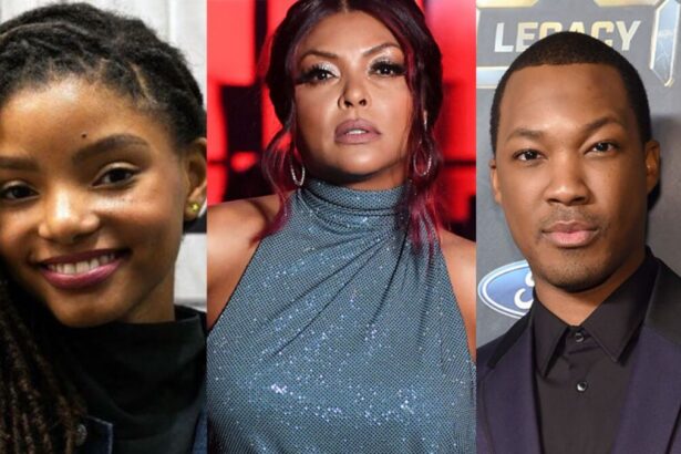 Halle Bailey, Taraji P. Henson e Corey Hawkins