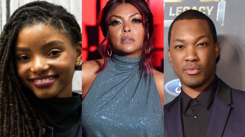 Halle Bailey, Taraji P. Henson e Corey Hawkins