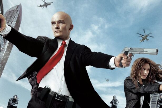 Trecho do filme Hitman: Agente 47, exibido pela TV Globo no Domingo Maior