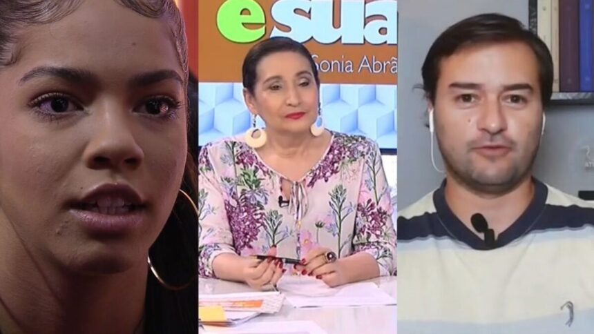 Maria no confessionário. Sônia Abrão e Alessandro Lo-Bianco no A Tarde é Sua da RedeTV!