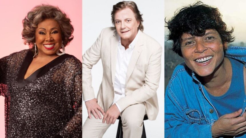 Alcione, Fábio Jr. e Cássia Eller