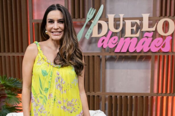 Ticiana Villas Boas nos estúdios do Duelo de Mães