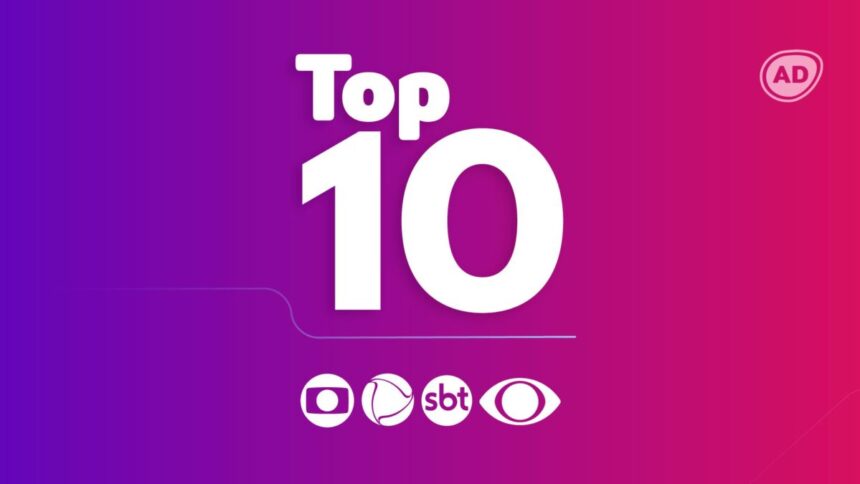 Logo do Top 10 de audiência da TV