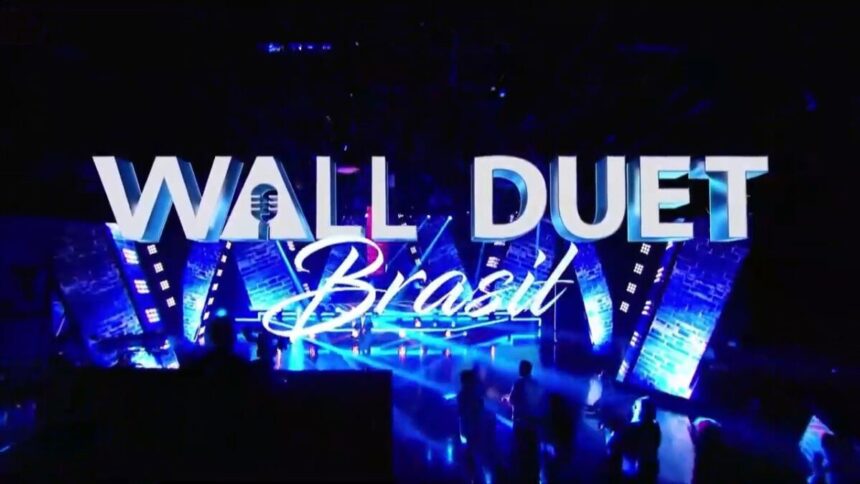 Logo do quadro Wall Duet Brasil, exibido pelo Programa do Ratinho no SBT