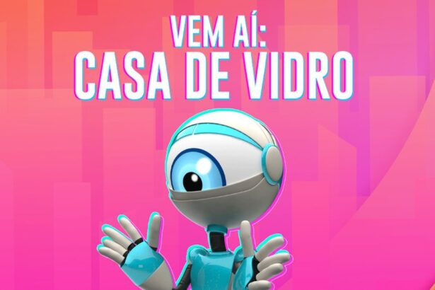 O mascote do BBB anuncia aCasa de Vidro