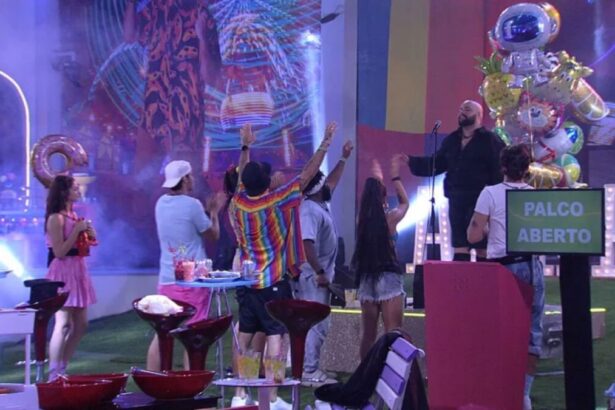 Brothers durante festa de Tiago Abravanel no BBB 22.