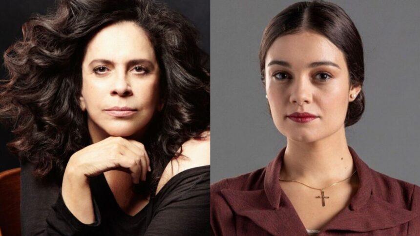 Gal Costa e Sophie Charlotte em uma montagem