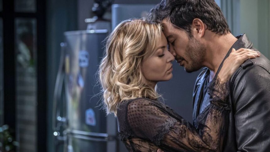 Angelique Boyer e Andrés Palacios frente a frente na novela Império de Mentiras