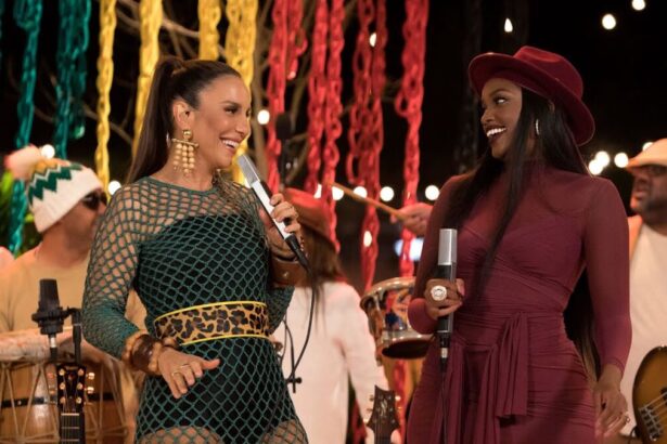 Ivete Sangalo e Iza no clipe de Salve Baby