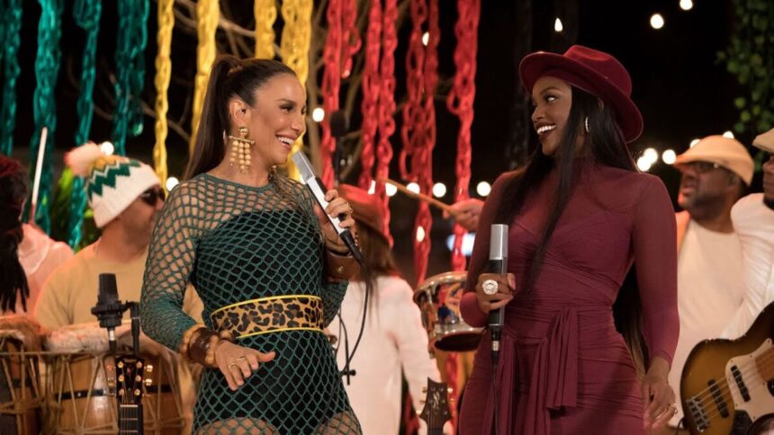 Ivete Sangalo e Iza no clipe de Salve Baby