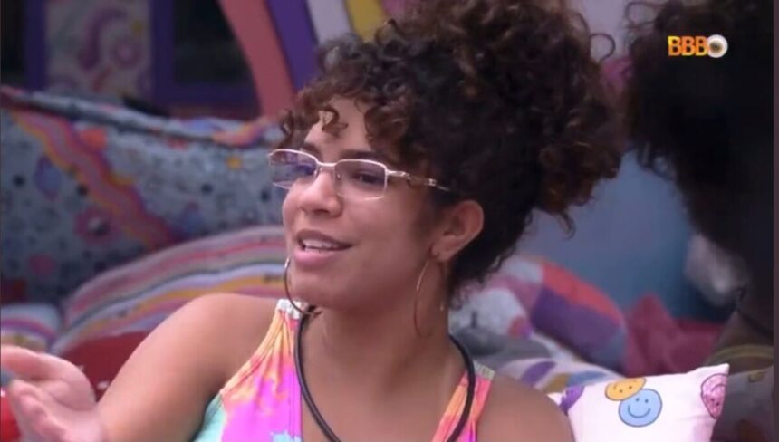 Maria no quarto lollipop do BBB 22.