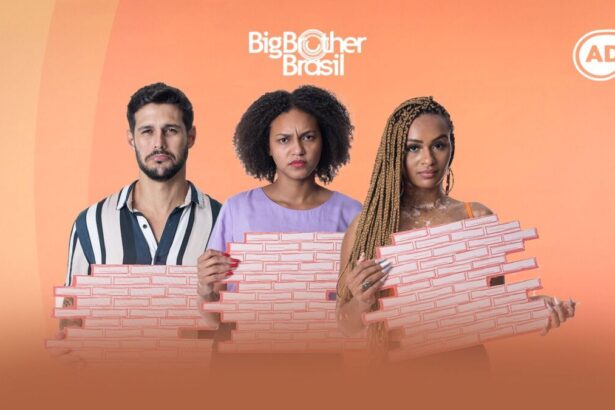 Rodrigo, Jessilane e Natália no paredão do BBB 22.