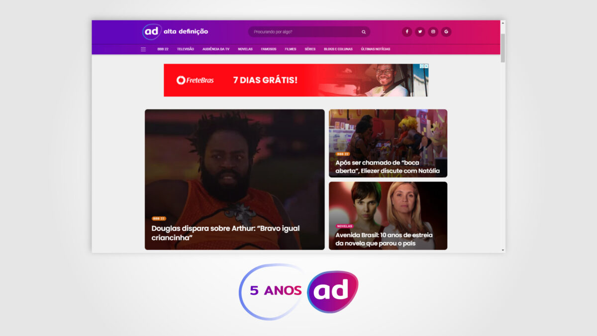 Home do Portal Alta Definição