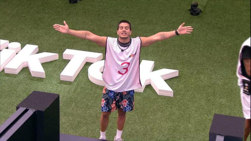 Arthur Aguiar vence a prova do anjo pela terceira vez no BBB 22