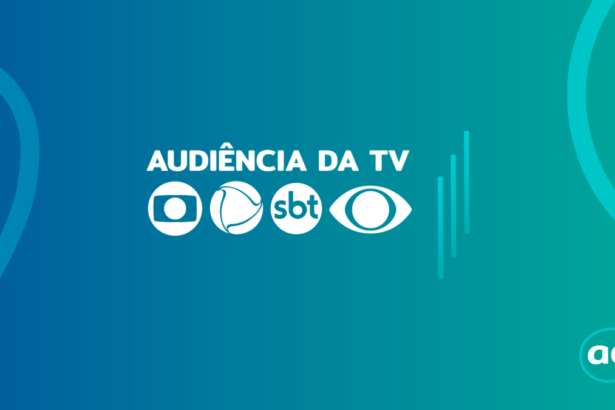 Logo dos consolidados de audiência da TV com TV Globo, Record TV, SBT, Band e RedeTV!