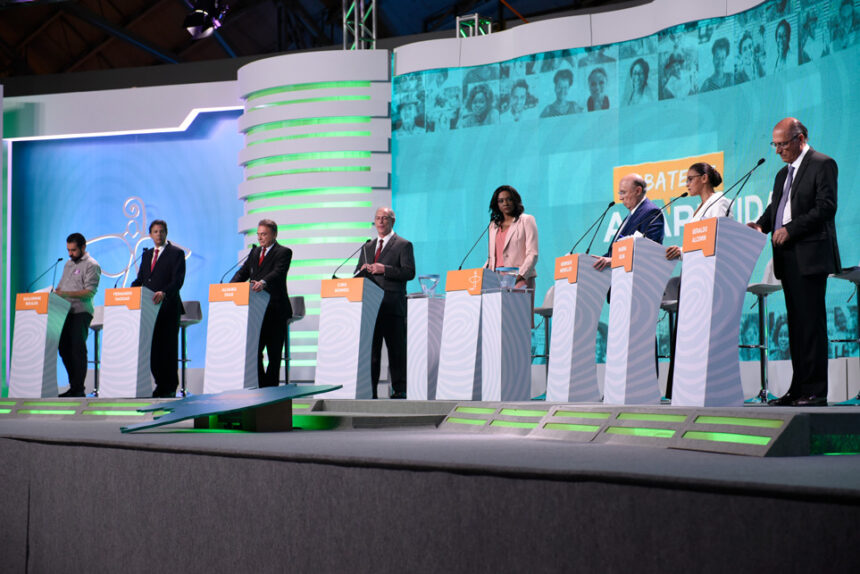 Trecho do debate das Eleições 2018 na TV Aparecida