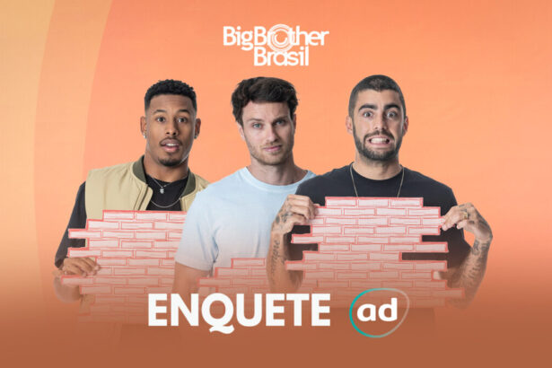 Paulo André, Lucas e Pedro Scooby no paredão do BBB 22