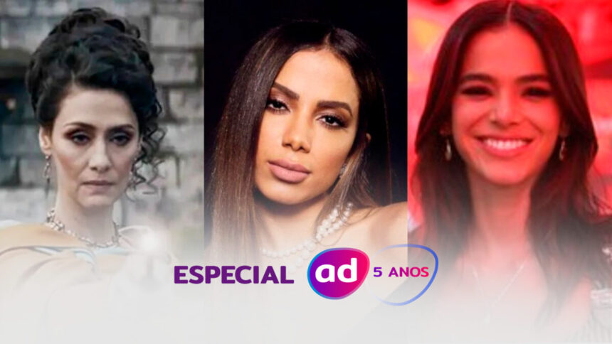 Maria Fernanda Cândido, Anitta e Bruna Marquezine