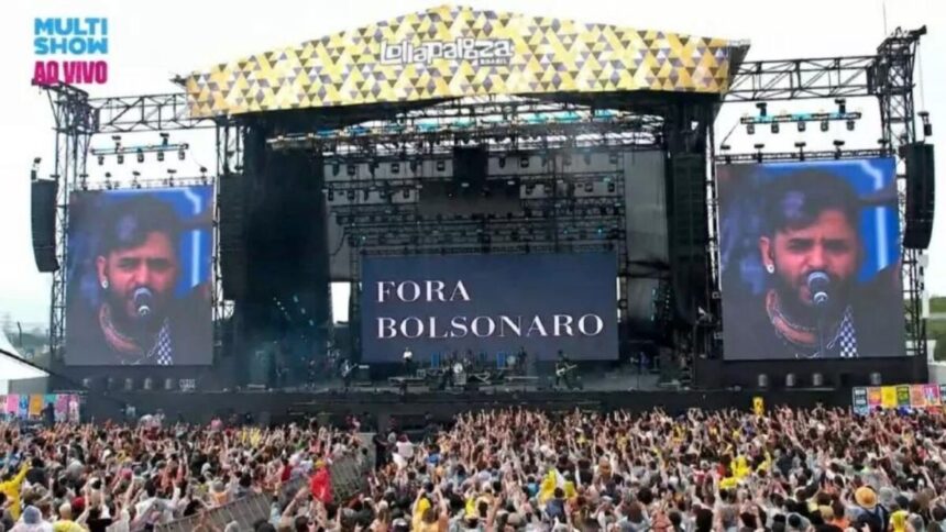 Fresno no palco do Lollapalooza