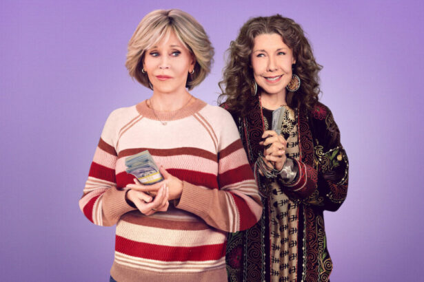 Jane Fonda e Lily Tomlin em cena de Grace and Frankie