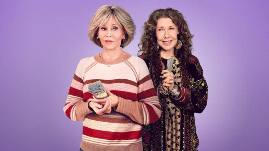 Jane Fonda e Lily Tomlin em cena de Grace and Frankie