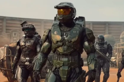 Soldados em cena da série Halo da Paramount+