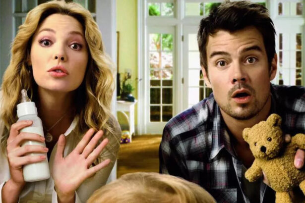 Holly Berenson (Katherine Heigl) e Eric Messer (Josh Duhamel) em trecho do filme Juntos Pelo Acaso, exibido pela TV Globo na Sessão da Tarde