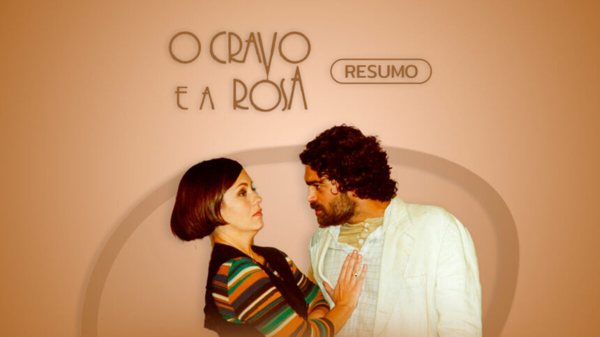 Logo do resumo diário de O Cravo e a Rosa