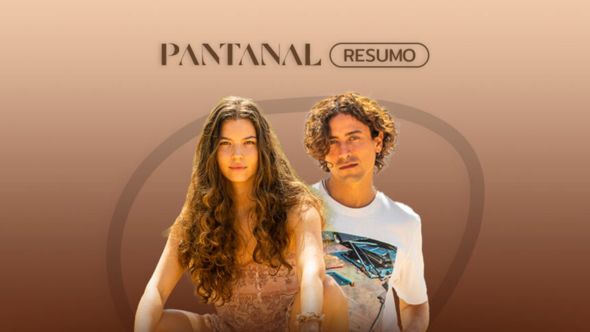 Logo do resumo diário da novela Pantanal