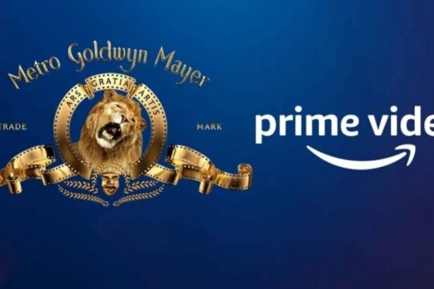 Logos da MGM e Premie Vídeo em uma montagem