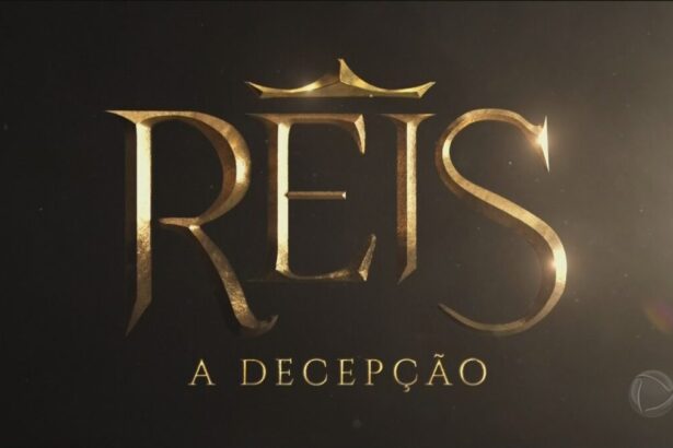 Logo da série Reis na abertura da Record TV