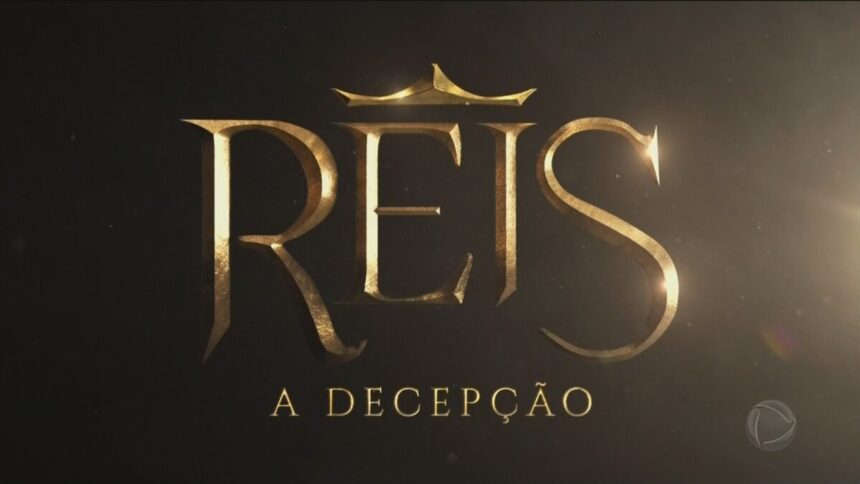 Logo da série Reis na abertura da Record TV