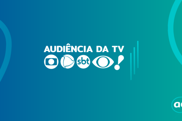 Logo dos consolidados de audiência da TV com TV Globo, Record TV, SBT, Band e RedeTV!